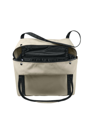 Port Authority® Matte Oxford Tote - Sahara