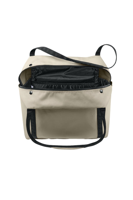 Port Authority® Matte Oxford Tote - Sahara