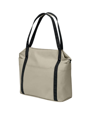 Port Authority® Matte Oxford Tote - Sahara