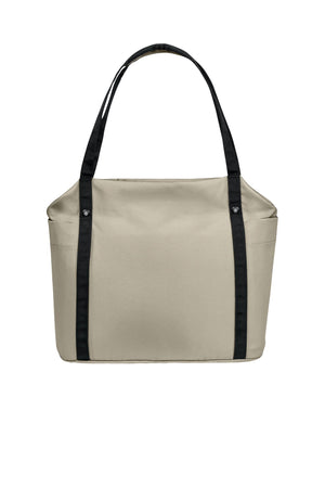 Port Authority® Matte Oxford Tote - Sahara