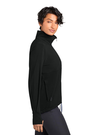 MiiR® Women’s Kivu Hybrid Full-Zip Jacket - Pitch Black