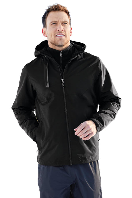 Port Authority® Merge 3-in-1 Jacket - Deep Black
