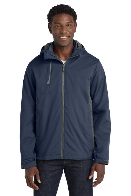 Port Authority® Merge 3-in-1 Jacket - Dress Blue Navy/Grey Steel