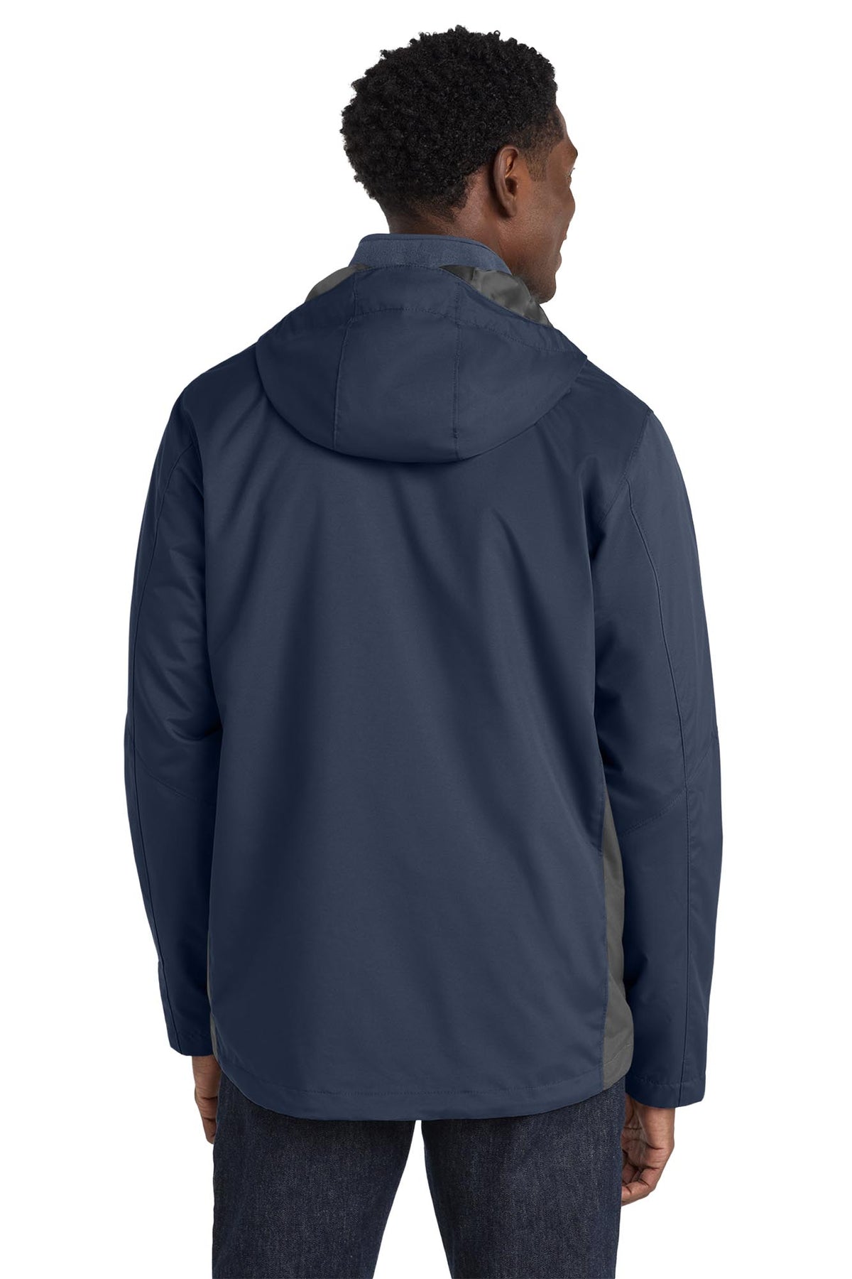 Port Authority® Merge 3-in-1 Jacket - Dress Blue Navy/Grey Steel