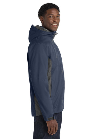 Port Authority® Merge 3-in-1 Jacket - Dress Blue Navy/Grey Steel