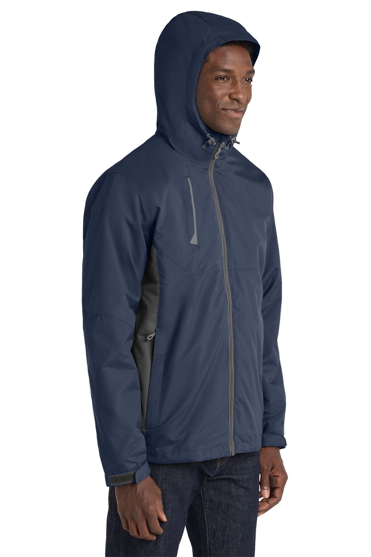 Port Authority® Merge 3-in-1 Jacket - Dress Blue Navy/Grey Steel