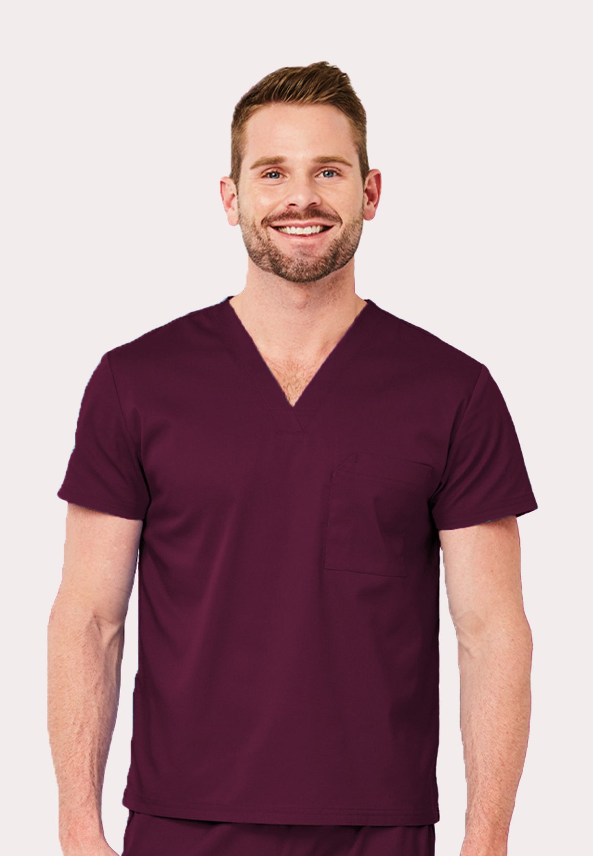 Elements Originals Unisex 1-Pocket V-Neck Scrub Top