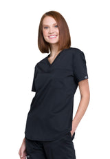 Cherokee Workwear Women's 1-Pocket Tuckable V-Neck O.R. Top