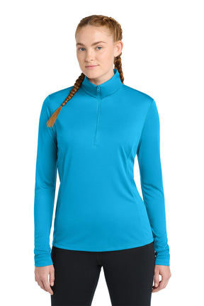 Sport-Tek® Women’s PosiCharge® Competitor™ 1/4-Zip Pullover - Atomic Blue