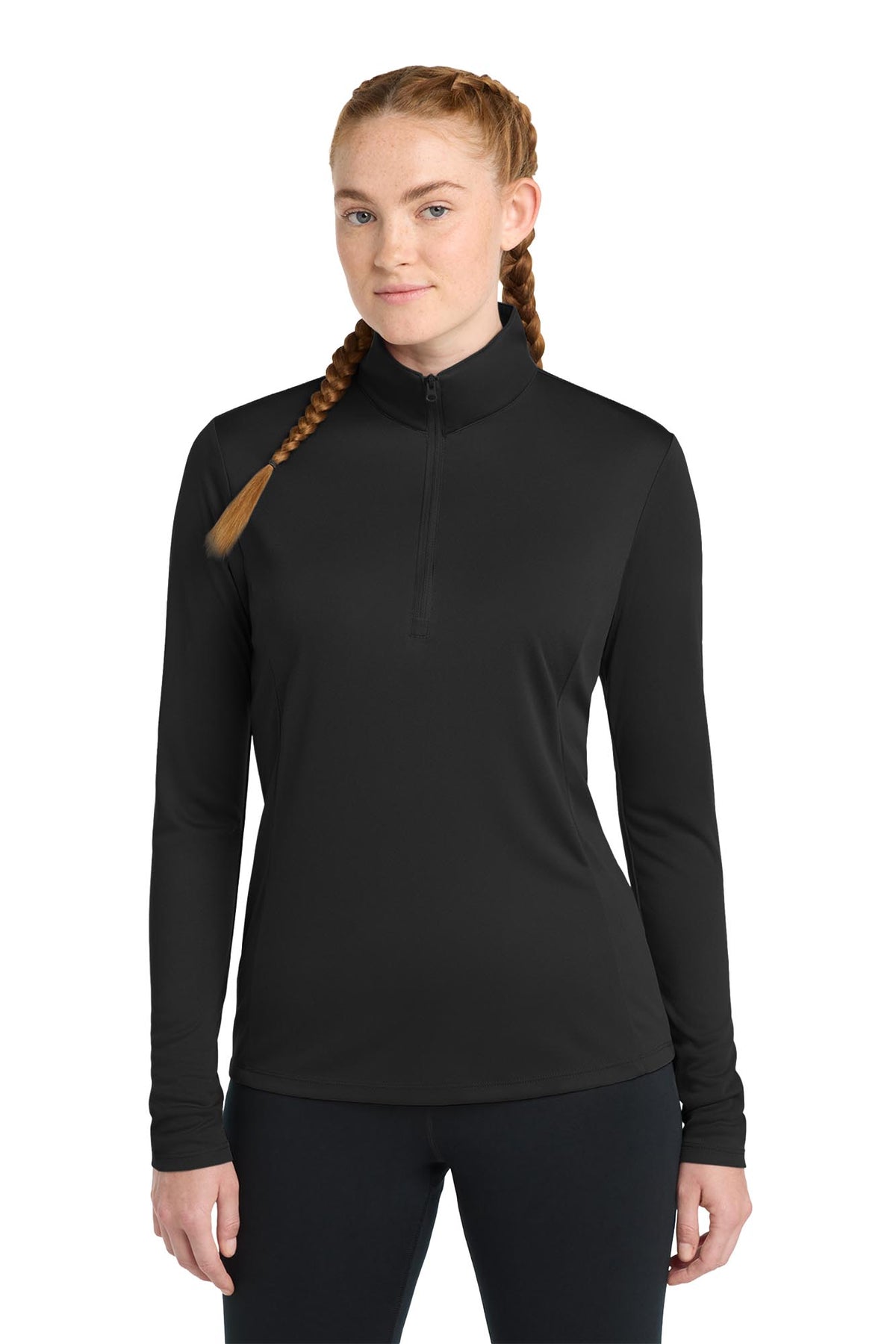 Sport-Tek® Women’s PosiCharge® Competitor™ 1/4-Zip Pullover - Black