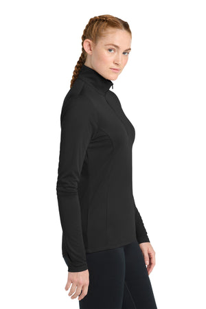 Sport-Tek® Women’s PosiCharge® Competitor™ 1/4-Zip Pullover - Black