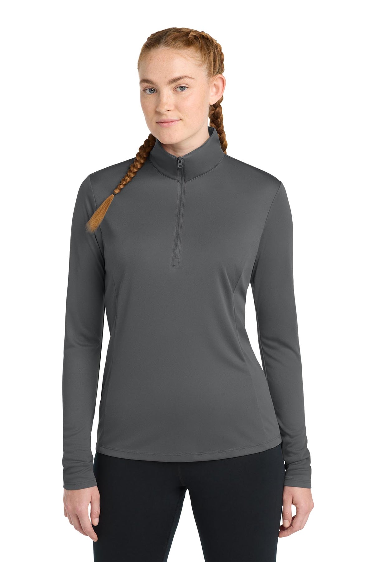 Sport-Tek® Women’s PosiCharge® Competitor™ 1/4-Zip Pullover - Iron Grey