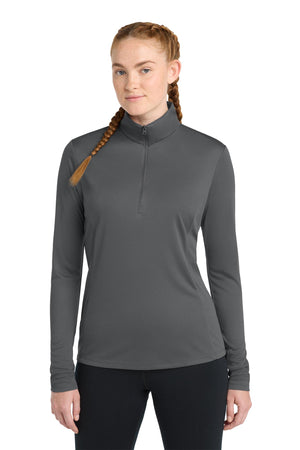 Sport-Tek® Women’s PosiCharge® Competitor™ 1/4-Zip Pullover - Iron Grey