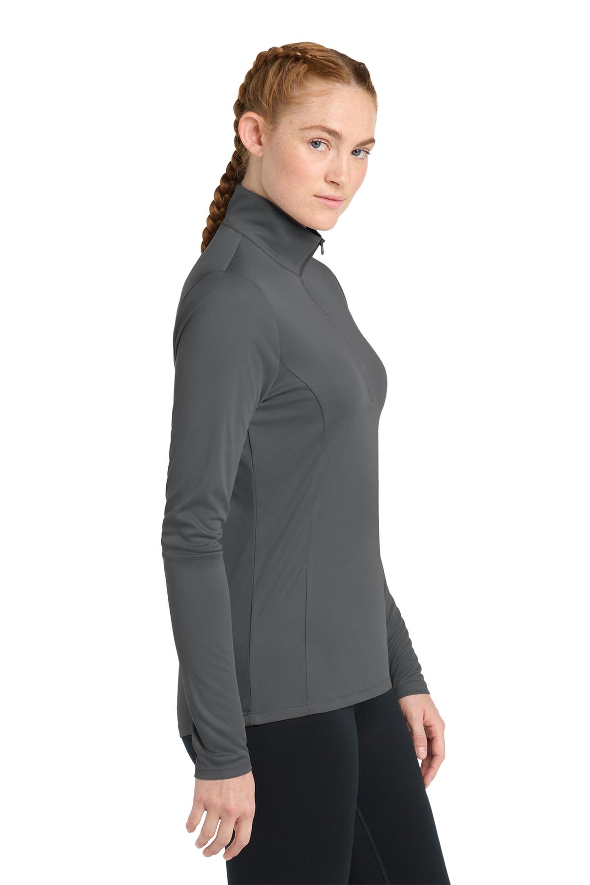 Sport-Tek® Women’s PosiCharge® Competitor™ 1/4-Zip Pullover - Iron Grey