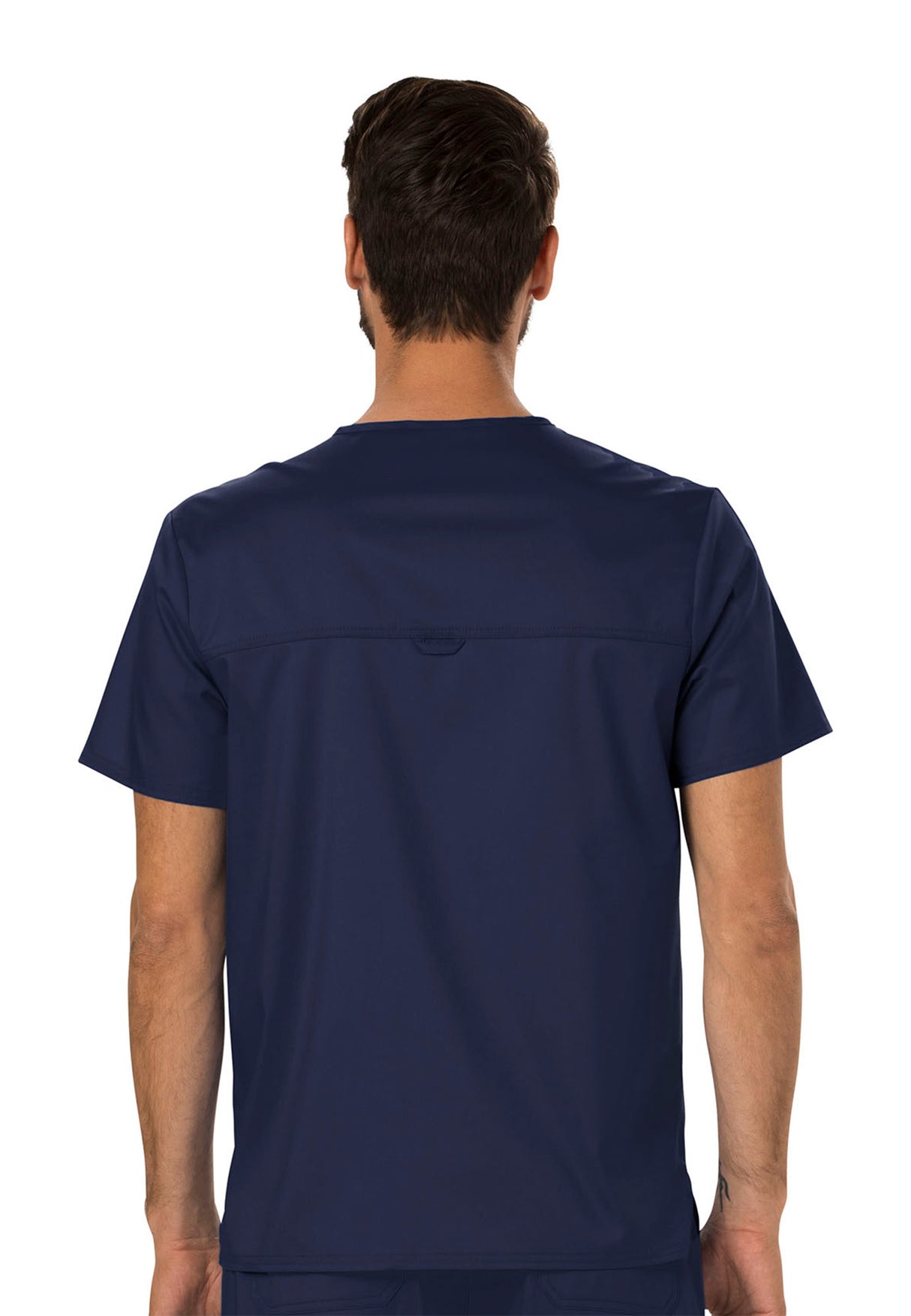 Cherokee Workwear Revolution Men's 1-Pocket Tuckable V-Neck Top