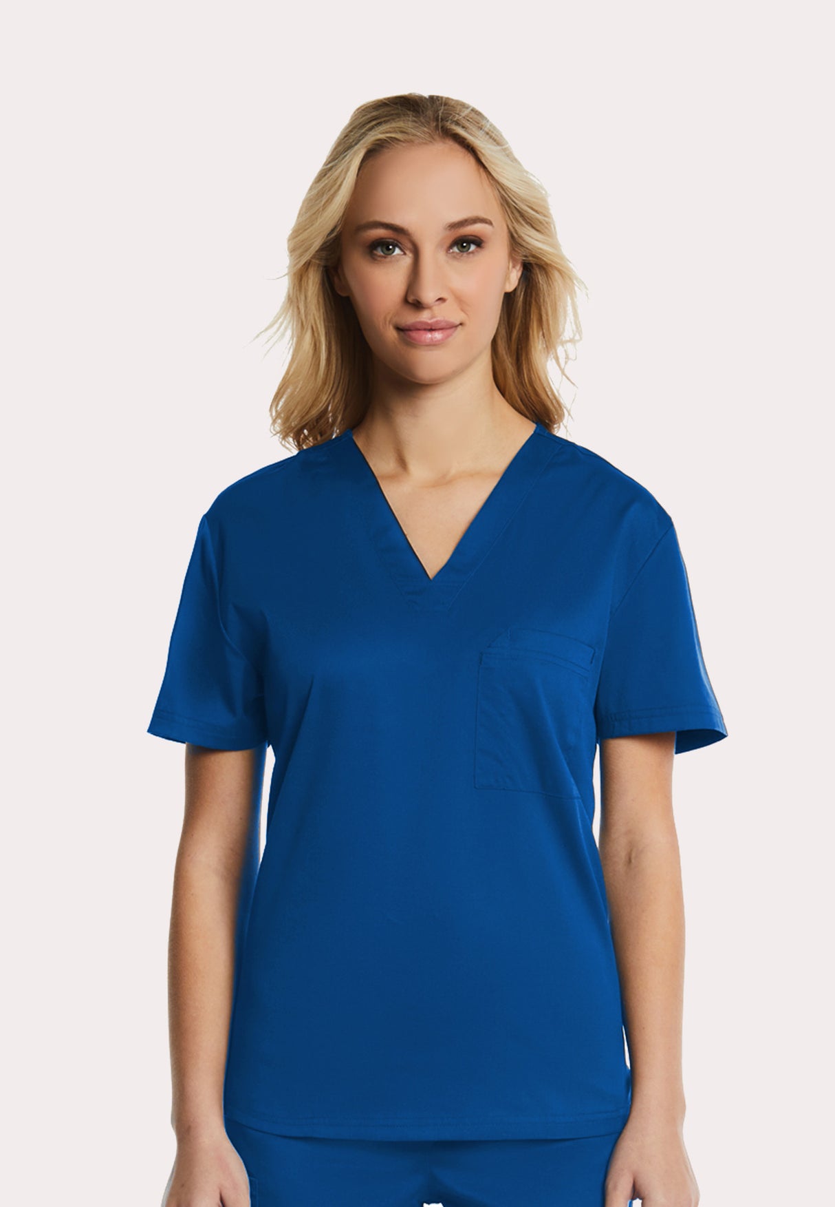 Elements Originals Unisex 1-Pocket V-Neck Scrub Top