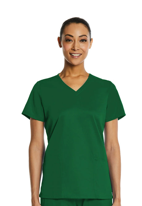 Elements by Alexanders Uniforms Women's Basic 2-Pocket V-Neck Scrub Top