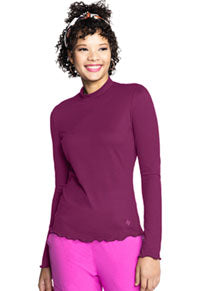 Long Sleeve Lettuce Edge Underscrub
