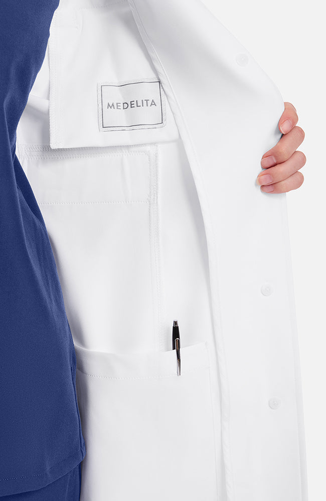 Medelita Women's Stella Princess Panel Darted 36½" Lab Coat
