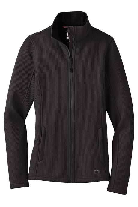 OGIO® Women’s Grit Fleece Jacket - Blacktop