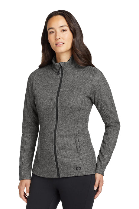 OGIO® Women’s Grit Fleece Jacket - Diesel Grey Heather