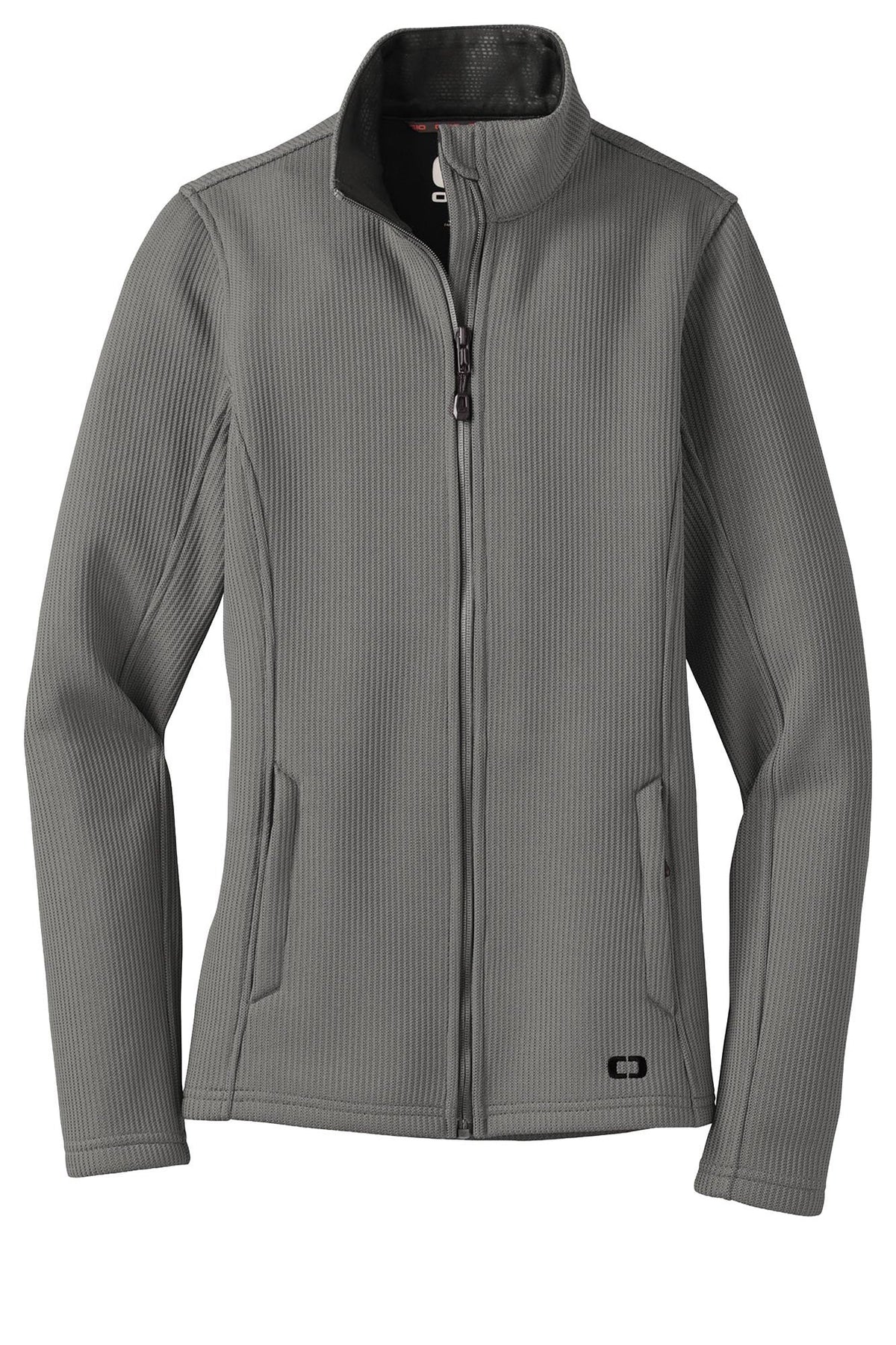 OGIO® Women’s Grit Fleece Jacket - Gear Grey