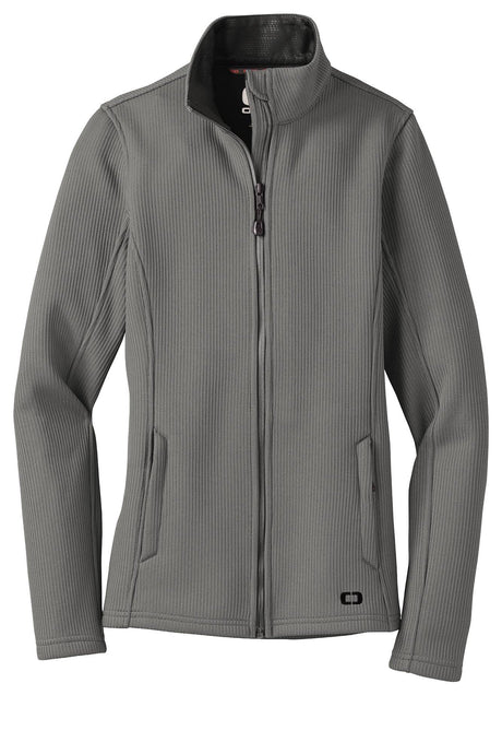 OGIO® Women’s Grit Fleece Jacket - Gear Grey
