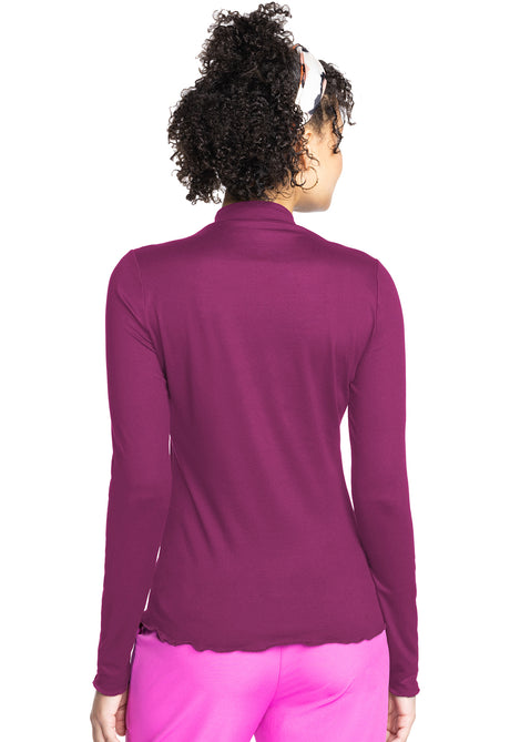 Long Sleeve Lettuce Edge Underscrub