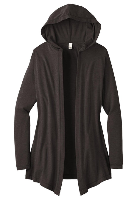 District® Women’s Perfect Tri® Hooded Cardigan - Black Frost