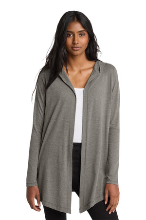 District® Women’s Perfect Tri® Hooded Cardigan - Grey Frost