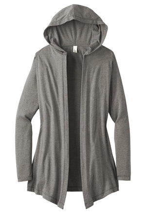 District® Women’s Perfect Tri® Hooded Cardigan - Grey Frost