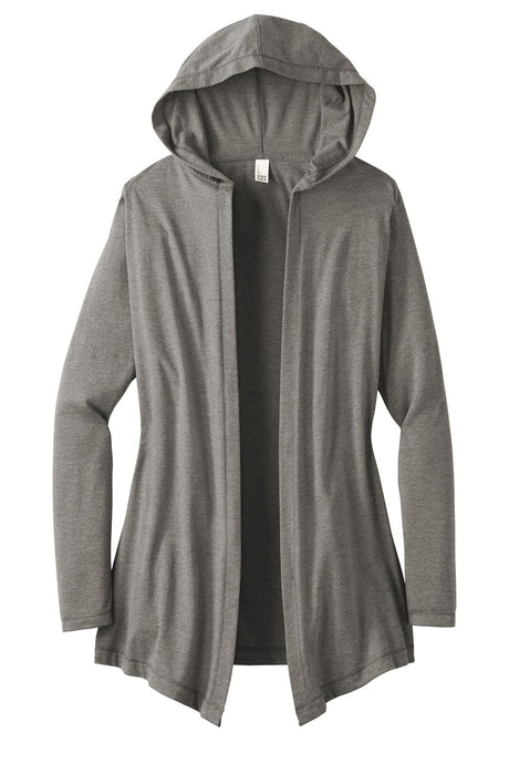 District® Women’s Perfect Tri® Hooded Cardigan - Grey Frost