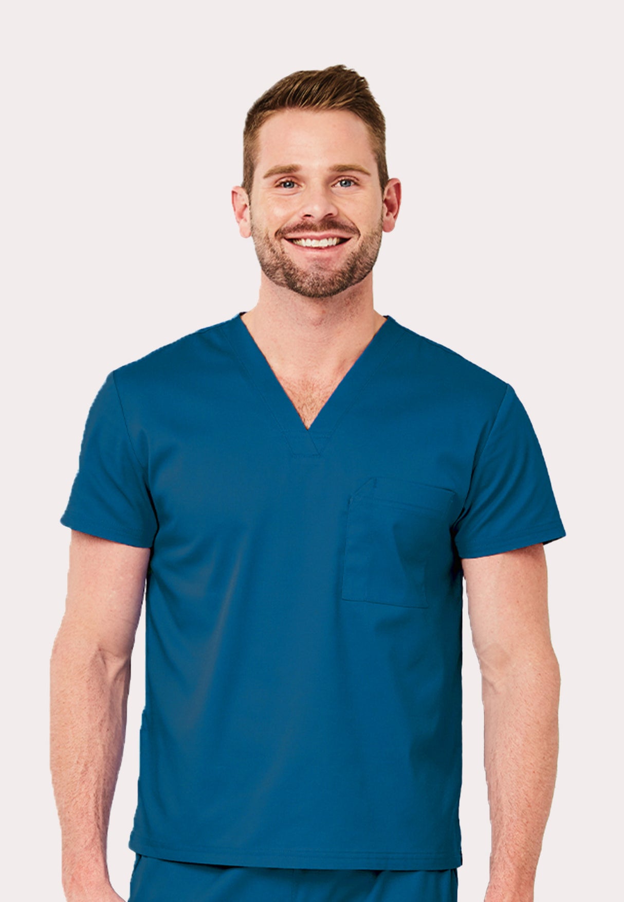 Elements Originals Unisex 1-Pocket V-Neck Scrub Top