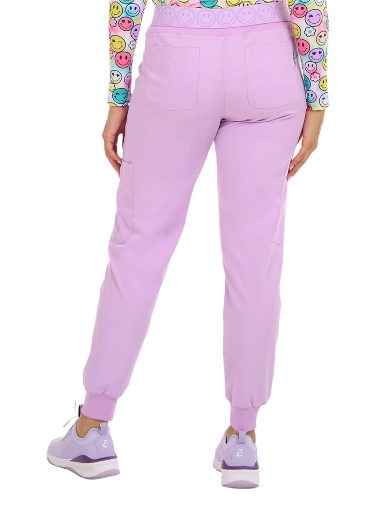 Zavaté Apparel Women's Bowen 2-Pocket Petite Smile Cargo Jogger Pant