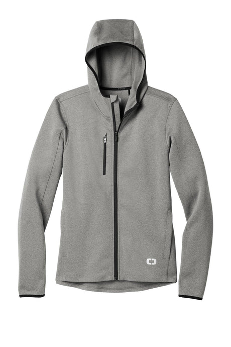 OGIO® Stealth Full-Zip Jacket - Heather Grey