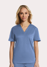 Elements Originals Unisex 1-Pocket V-Neck Scrub Top