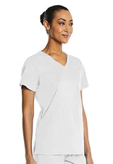 Elements Originals Women's Basic 2-Pocket V-Neck Scrub Top