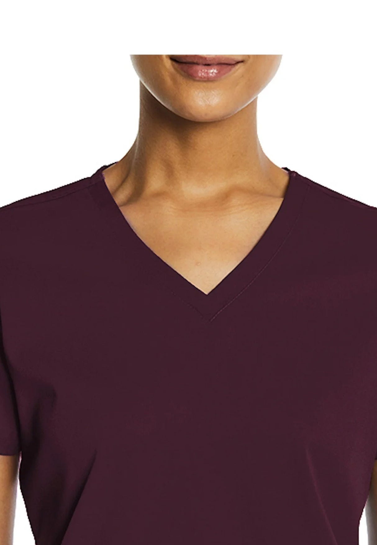 Elements Originals Women's Basic 2-Pocket V-Neck Scrub Top