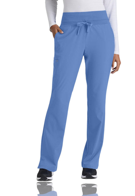 Barco One Women's Stride 5-Pocket Mid-Rise Straight-Leg Petite Pant