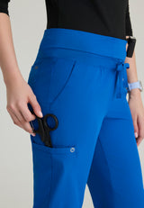 Barco One Women's Stride 5-Pocket Mid-Rise Straight-Leg Pant