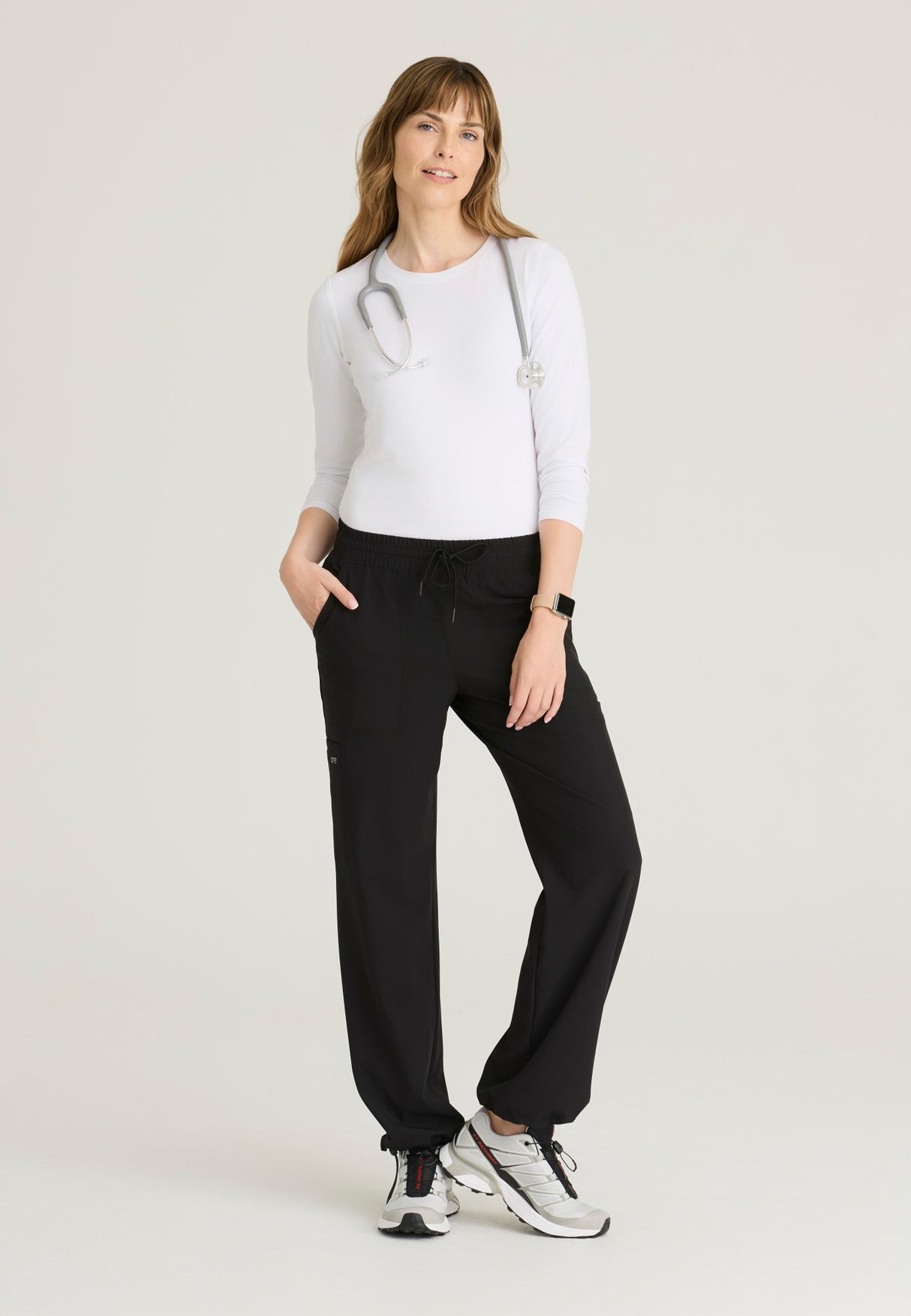 Barco One Women's Bounce 6-Pocket Bungee Hem Wide-Leg Pant
