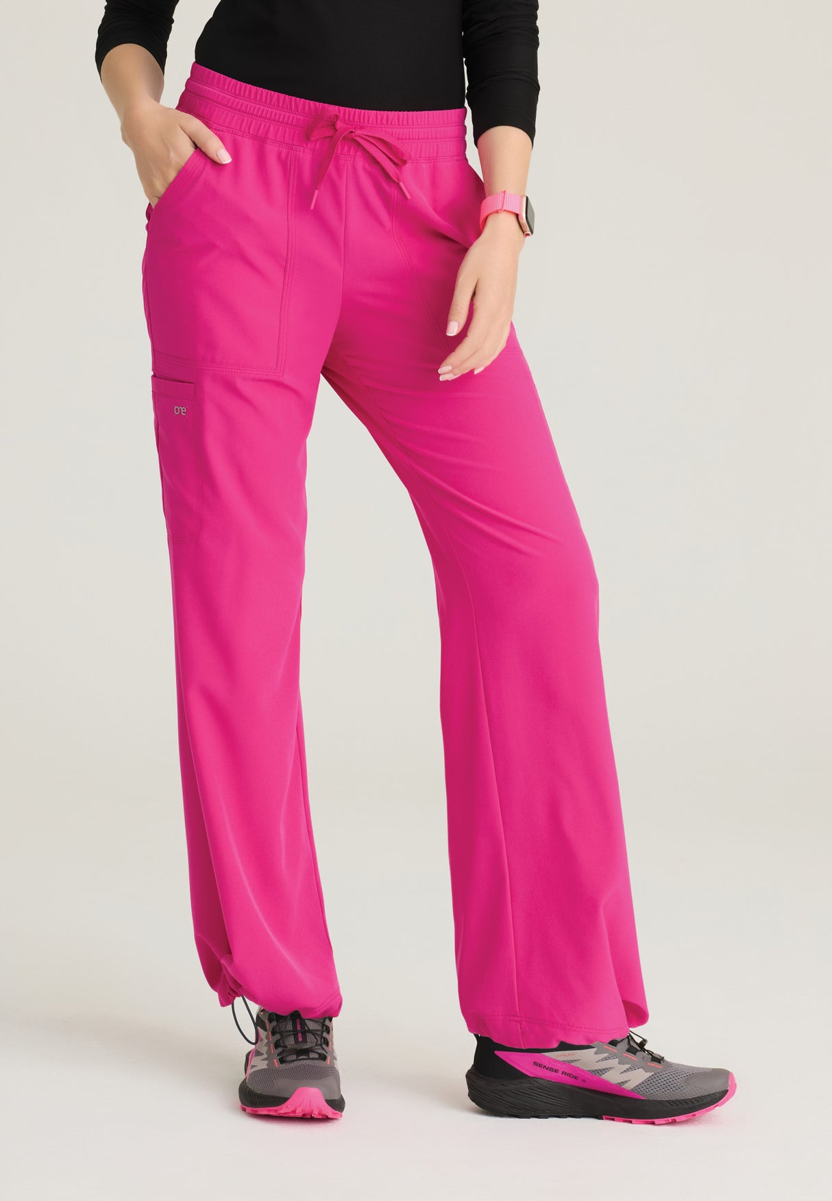 Barco One Women's Bounce 6-Pocket Bungee Hem Wide-Leg Pant