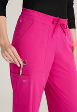 Barco One Women's Bounce 6-Pocket Bungee Hem Wide-Leg Pant