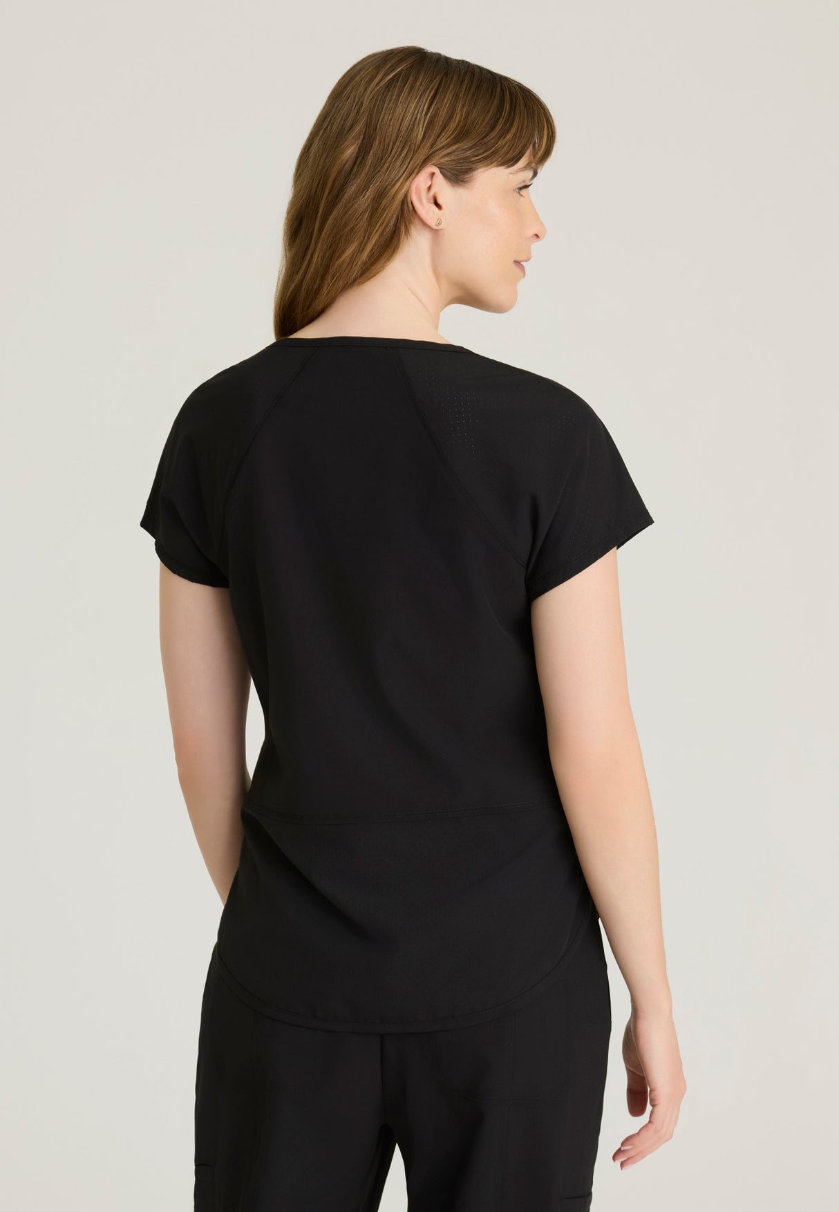 Barco One Women's 1 Pocket Raglan Sleeve Tuck-in Top