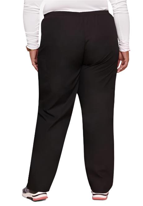 Cherokee Workwear Originals Women's Natural Rise 4-Pocket Tapered Pull-On Cargo Pant
