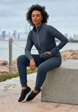 Barco One Performance Knits Women's Pro Knit 5-Pocket Drawcord Waist Petite Jogger