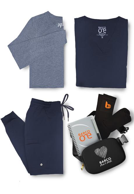 The Barco Gift Set - 6 Piece Scrub and Accessory Essentials