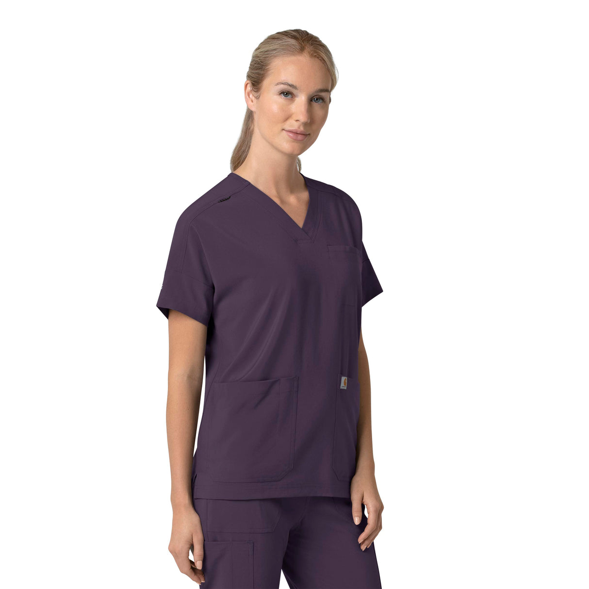 Carhartt® Force Cross-Flex Women's Oversized V-Neck Scrub Top