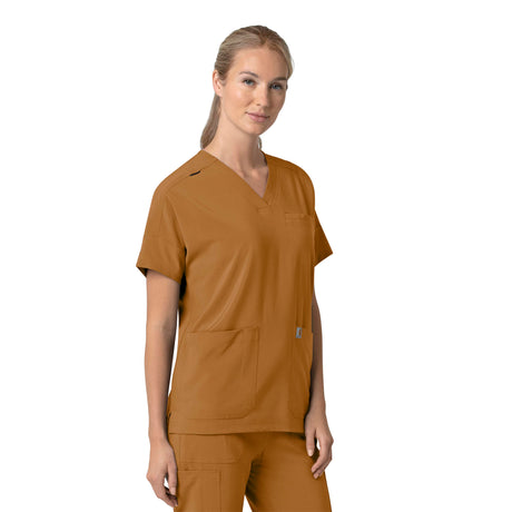 Carhartt® Force Cross-Flex Women's Oversized V-Neck Scrub Top