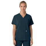 Carhartt® Force Cross-Flex Women's Oversized V-Neck Scrub Top